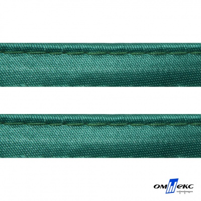 Кант атласный 140, шир. 12 мм (в упак. 65,8 м), цвет т.зелёный - купить в Старом Осколе. Цена: 237.16 руб.