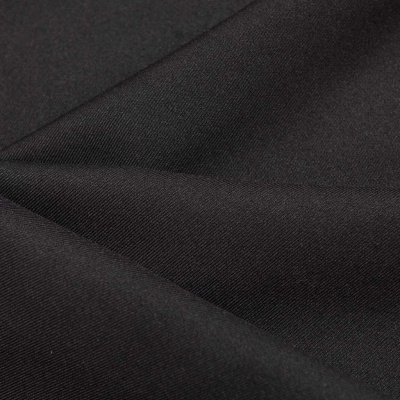 Ткань костюмная 21010 2044, 225 гр/м2, шир.150см, цвет черный - купить в Старом Осколе. Цена 390.73 руб.