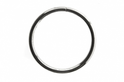 Кольцо металлическое №40 мм, цв.-никель - купить в Старом Осколе. Цена: 4.45 руб.