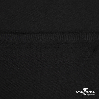 Ткань костюмная "Матте" 80% P, 16% R, 4% S, 170 г/м2, шир.150 см, цв-черный #1 - купить в Старом Осколе. Цена 372.90 руб.