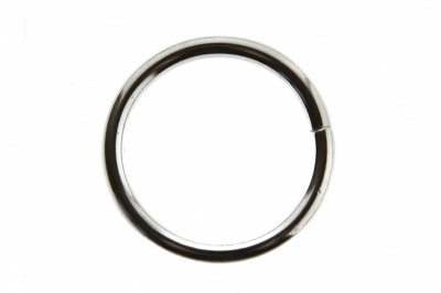 Кольцо металлическое d-32 мм, цв.-никель - купить в Старом Осколе. Цена: 3.54 руб.