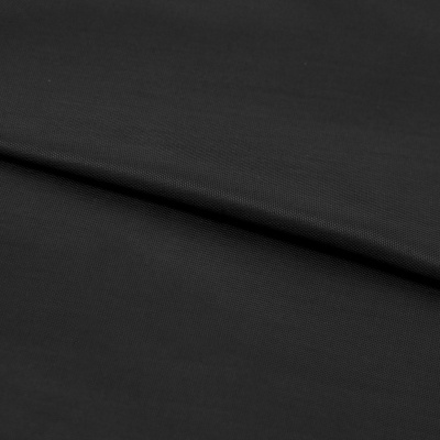 Ткань подкладочная Таффета, 48 гр/м2, шир.150см, цвет чёрный - купить в Старом Осколе. Цена 54.64 руб.
