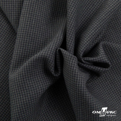 Ткань костюмная Пье-де-пуль 24013, 210 гр/м2, шир.150см, цвет т.серый - купить в Старом Осколе. Цена 334.18 руб.
