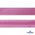 Косая бейка атласная "Омтекс" 15 мм х 132 м, цв. 135 темный розовый - купить в Старом Осколе. Цена: 225.81 руб.