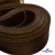 Регилиновая лента, шир.100мм, (уп.25 ярд), цв.- коричневый - купить в Старом Осколе. Цена: 694.13 руб.
