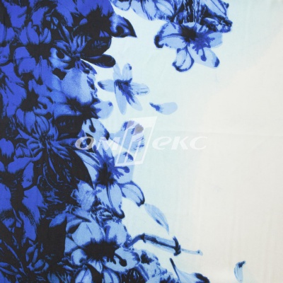 Плательная ткань "Фламенко" 19.1, 80 гр/м2, шир.150 см, принт растительный - купить в Старом Осколе. Цена 241.49 руб.