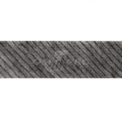 KQ217N -прок.лента нитепрошивная по косой 15мм графит 100м - купить в Старом Осколе. Цена: 2.24 руб.
