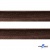 Кант атласный 074, шир. 12 мм (в упак. 65,8 м), цвет коричневый - купить в Старом Осколе. Цена: 237.16 руб.