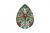 "Кабошоны" - заготовка для рукоделия акриловая фигурная 13 х 18мм - купить в Старом Осколе. Цена: 7.32 руб.