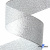 Лента металлизированная "ОмТекс", 50 мм/уп.22,8+/-0,5м, цв.- серебро - купить в Старом Осколе. Цена: 149.71 руб.