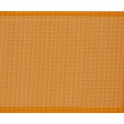 Лента капроновая "Гофре", шир. 110 мм/уп. 50 м, цвет оранжевый - купить в Старом Осколе. Цена: 26.93 руб.