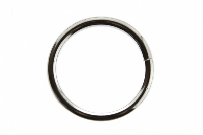 Кольцо металлическое d-3 х 32 мм, цв.-никель - купить в Старом Осколе. Цена: 3.92 руб.