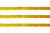 Пайетки "ОмТекс" на нитях, CREAM, 6 мм С / упак.73+/-1м, цв. 92 - золото - купить в Старом Осколе. Цена: 484.77 руб.