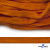 Шнур плетеный (плоский) d-12 мм, (уп.90+/-1м), 100% полиэстер, цв.267 - оранжевый - купить в Старом Осколе. Цена: 8.62 руб.