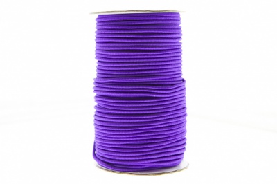 0370-1301-Шнур эластичный 3 мм, (уп.100+/-1м), цв.175- фиолет - купить в Старом Осколе. Цена: 459.62 руб.