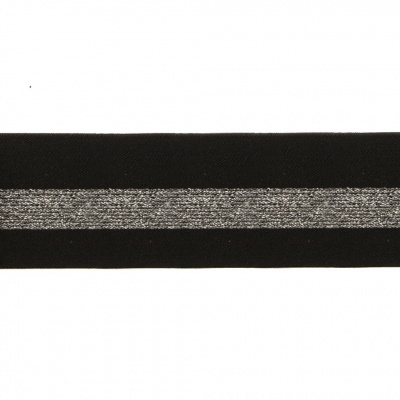 #2/6-Лента эластичная вязаная с рисунком шир.52 мм (45,7+/-0,5 м/бобина) - купить в Старом Осколе. Цена: 69.33 руб.