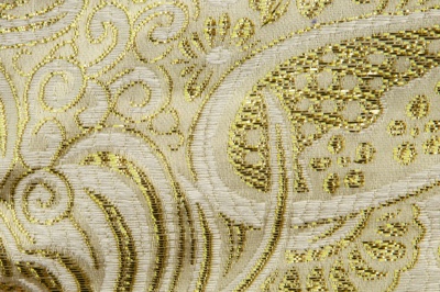 Ткань костюмная жаккард №5, 140 гр/м2, шир.150см, цвет золото - купить в Старом Осколе. Цена 383.29 руб.