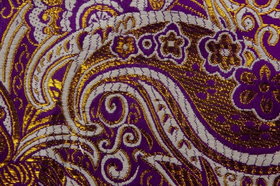 Ткань костюмная жаккард №9, 140 гр/м2, шир.150см, цвет фиолет - купить в Старом Осколе. Цена 387.20 руб.