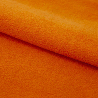 Флис DTY 16-1358, 250 г/м2, шир. 150 см, цвет оранжевый - купить в Старом Осколе. Цена 640.46 руб.