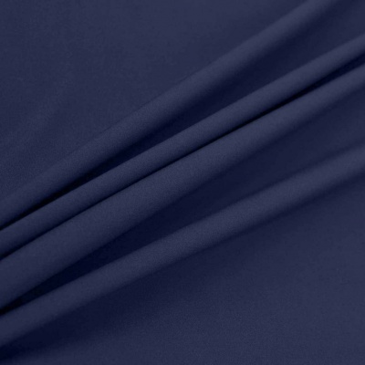 Костюмная ткань с вискозой "Салерно", 210 гр/м2, шир.150см, цвет т.синий/Navy - купить в Старом Осколе. Цена 446.37 руб.