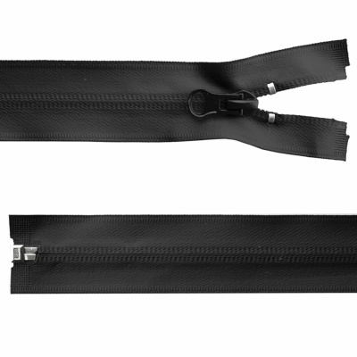 Молния водонепроницаемая PVC Т-7, 100 см, разъемная, цвет чёрный - купить в Старом Осколе. Цена: 61.89 руб.