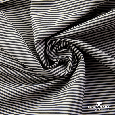 Ткань сорочечная Полоска Кенди, 115 г/м2, 58% пэ,42% хл, шир.150 см, цв.6-черный, (арт.110) - купить в Старом Осколе. Цена 306.69 руб.