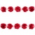 Тесьма плетеная "Рюш", упак. 9,14 м, цвет красный - купить в Старом Осколе. Цена: 46.82 руб.