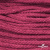 Шнур плетеный d-6 мм, 70% хлопок 30% полиэстер, уп.90+/-1 м, цв.1068-фуксия - купить в Старом Осколе. Цена: 588 руб.