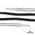 Шнурки #4-27, круглые 130 см, двухцветные (черно/белый) - купить в Старом Осколе. Цена: 47.04 руб.