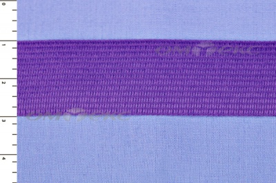 Окантовочная тесьма №0225, шир. 22 мм (в упак. 100 м), цвет фиолет - купить в Старом Осколе. Цена: 271.60 руб.