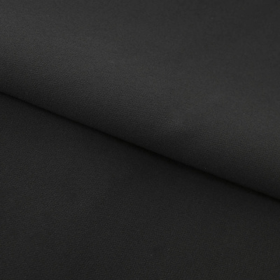 Костюмная ткань "Элис", 200 гр/м2, шир.150см, цвет чёрный - купить в Старом Осколе. Цена 306.20 руб.