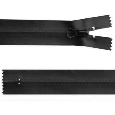 Молния водонепроницаемая PVC Т-7, 20 см, неразъемная, цвет чёрный - купить в Старом Осколе. Цена: 21.56 руб.