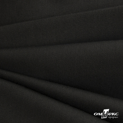 Костюмная ткань с вискозой "Диана", 260 гр/м2, шир.150см, цвет чёрный - купить в Старом Осколе. Цена 434.07 руб.