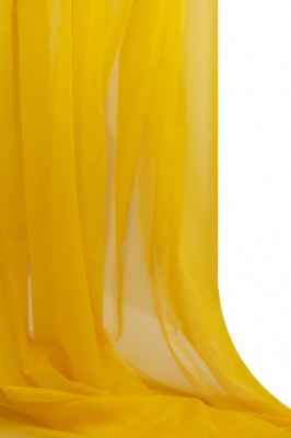Портьерный капрон 13-0858, 47 гр/м2, шир.300см, цвет 21/жёлтый - купить в Старом Осколе. Цена 137.27 руб.