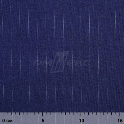 Костюмная ткань "Жаклин", 188 гр/м2, шир. 150 см, цвет тёмно-синий - купить в Старом Осколе. Цена 430.84 руб.