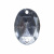 Стразы пришивные акриловые арт.#39/10 - "Кристал", 10х14 мм - купить в Старом Осколе. Цена: 0.69 руб.