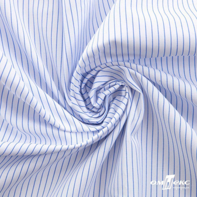 Ткань сорочечная Ронда, 115 г/м2, 58% пэ,42% хл, шир.150 см, цв.3-голубая, (арт.114) - купить в Старом Осколе. Цена 306.69 руб.