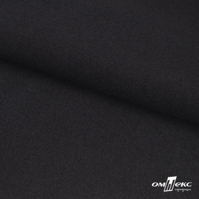 Трикотажное полотно "Монне" 100% полиэстр, 152см, 350 г/м2, чёрный, м - купить в Старом Осколе. Цена 385 руб.