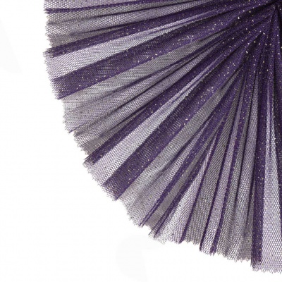 Сетка Глиттер, 24 г/м2, шир.145 см., пурпурный - купить в Старом Осколе. Цена 117.24 руб.
