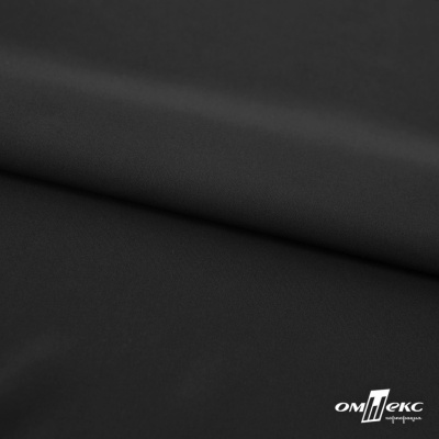 Плательная ткань "Невада", 120 гр/м2, шир.150 см, цвет чёрный - купить в Старом Осколе. Цена 254.22 руб.