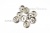 Кнопки пришивные 30 мм никель - купить в Старом Осколе. Цена: 18.68 руб.
