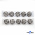 119-01 Кнопки пришивные декоративные металл 21 мм, цв.-никель - купить в Старом Осколе. Цена: 21.54 руб.