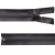 Молния водонепроницаемая PVC Т-7, 60 см, разъемная, цвет (301) т.серый - купить в Старом Осколе. Цена: 49.39 руб.