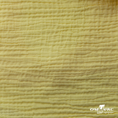 Ткань Муслин, 100% хлопок, 125 гр/м2, шир. 135 см (12-0824) цв.лимон нюд - купить в Старом Осколе. Цена 337.25 руб.