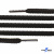 Шнурки #106-09, круглые 130 см, цв.чёрный - купить в Старом Осколе. Цена: 21.92 руб.