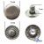 Кнопка металлическая "Альфа" с пружиной, 15 мм (уп. 720+/-20 шт), цвет никель - купить в Старом Осколе. Цена: 1 466.73 руб.