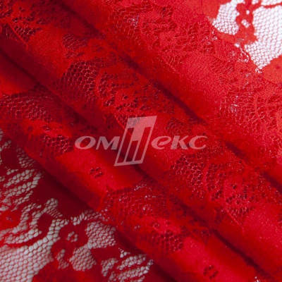 Кружевное полотно стрейч 15A61/RED, 100 гр/м2, шир.150см - купить в Старом Осколе. Цена 1 597.08 руб.