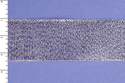 Лента парча MR-25, 25мм (33 м)  серебро - купить в Старом Осколе. Цена: 403.62 руб.