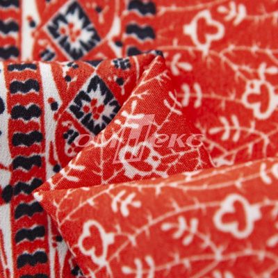 Плательная ткань "Фламенко" 24.1, 80 гр/м2, шир.150 см, принт этнический - купить в Старом Осколе. Цена 241.49 руб.