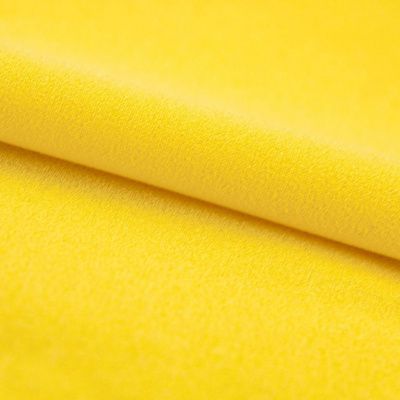 Креп стрейч Амузен 12-0752, 85 гр/м2, шир.150см, цвет жёлтый - купить в Старом Осколе. Цена 194.07 руб.